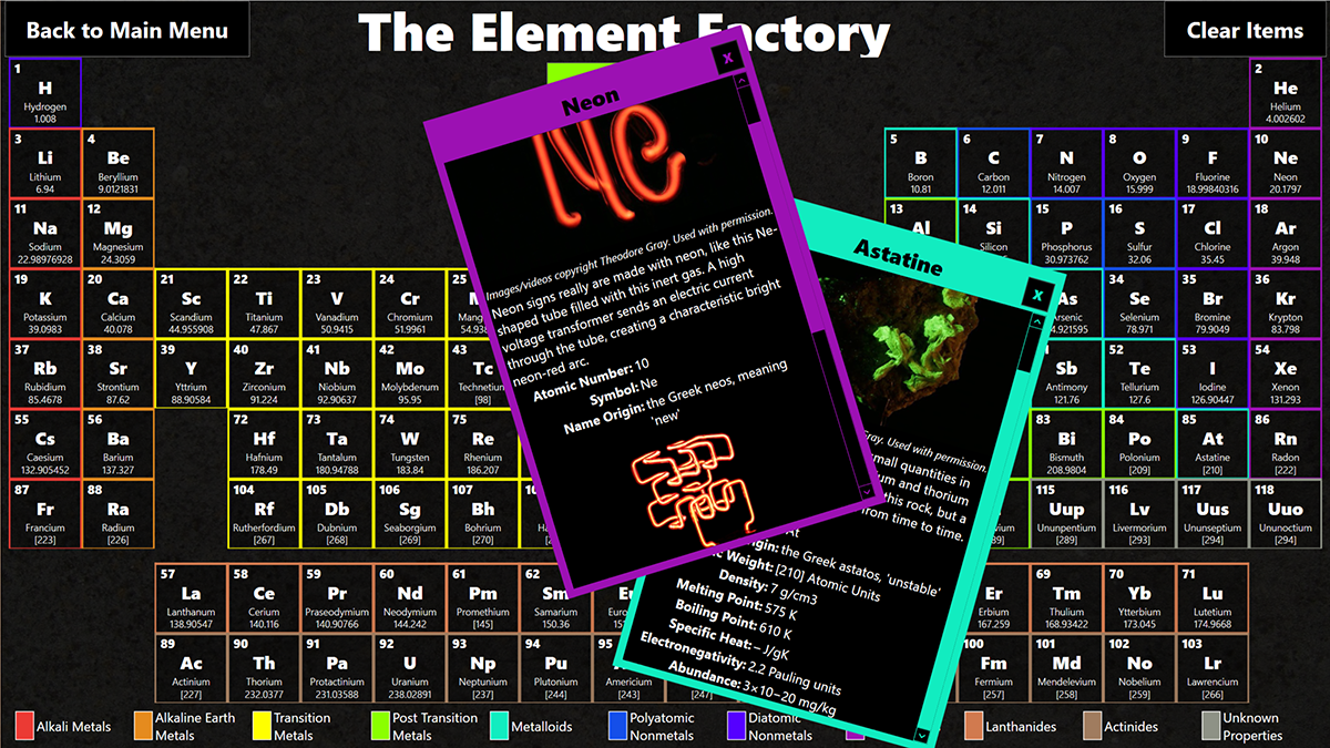 The Element Factory