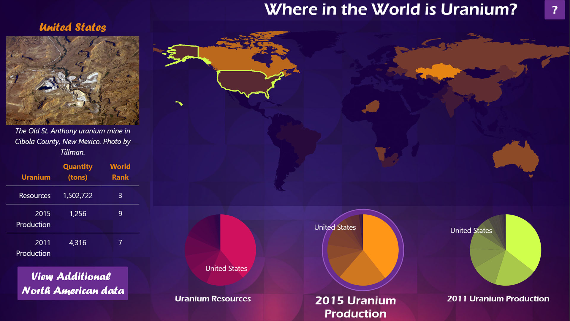 Uranium: Interactive World Map